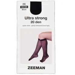 Zeeman Kniekousen^Kniekousen - Zwart