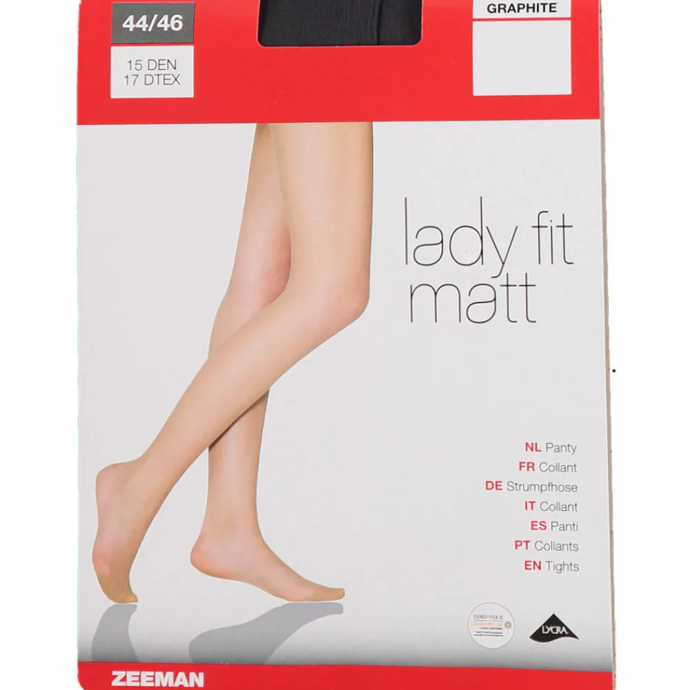 Zeeman Panty's^Lady fit Panty - Graphite