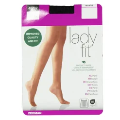 Zeeman Panty's^Lady fit Panty - Zwart