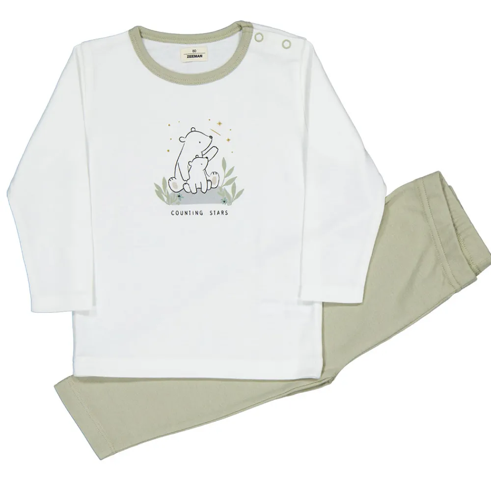 Zeeman Pyjama's^Pyjama - Wit