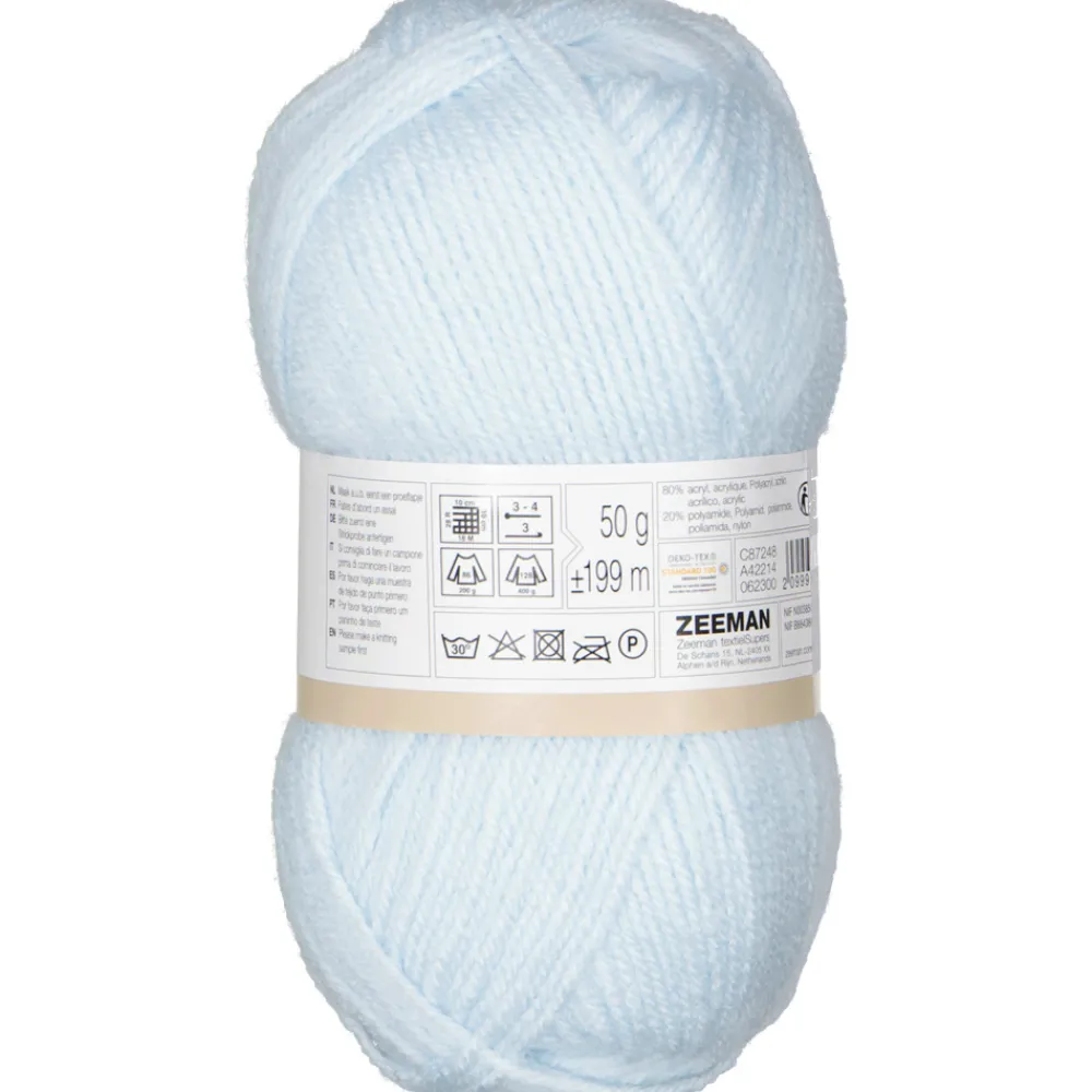 Zeeman Hobby|Breigaren^Super soft Breigaren - Blauw