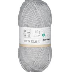 Zeeman Hobby|Breigaren^Super soft Breigaren - Grijs