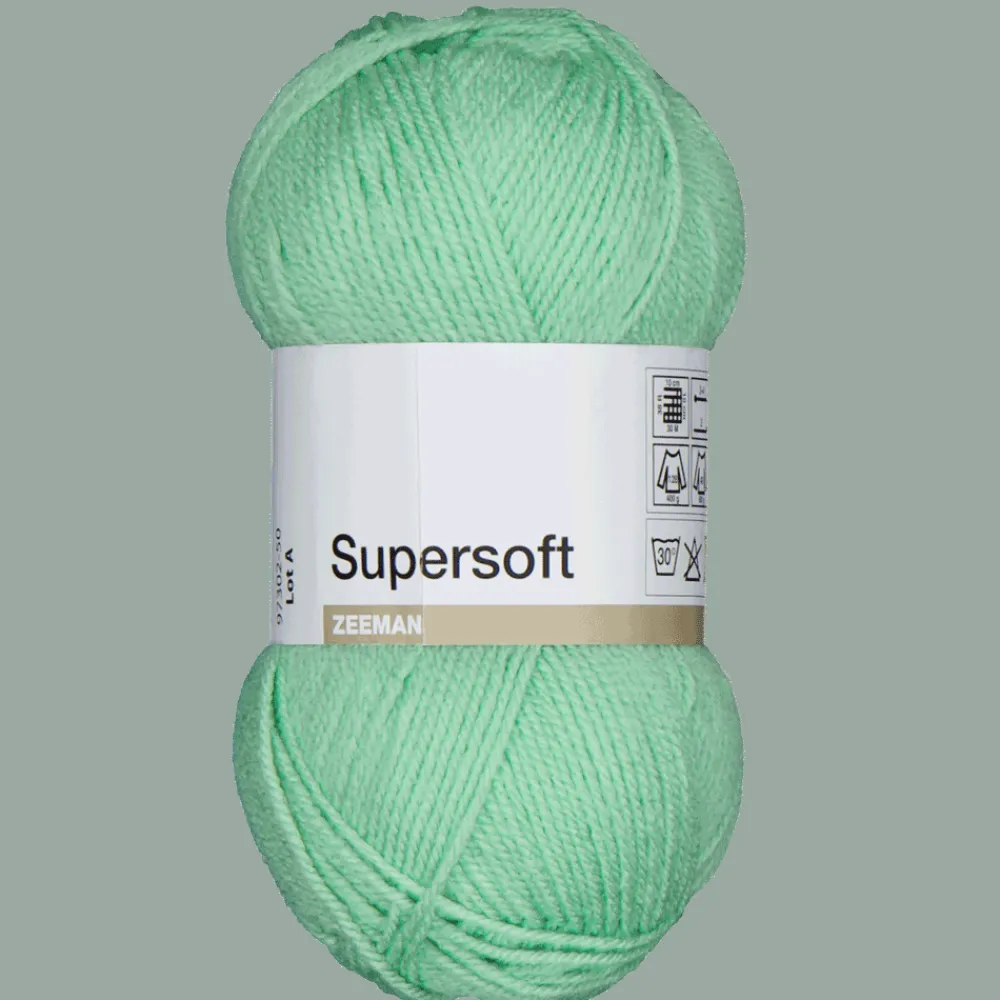 Zeeman Hobby|Breigaren^Super soft Breigaren - Groen