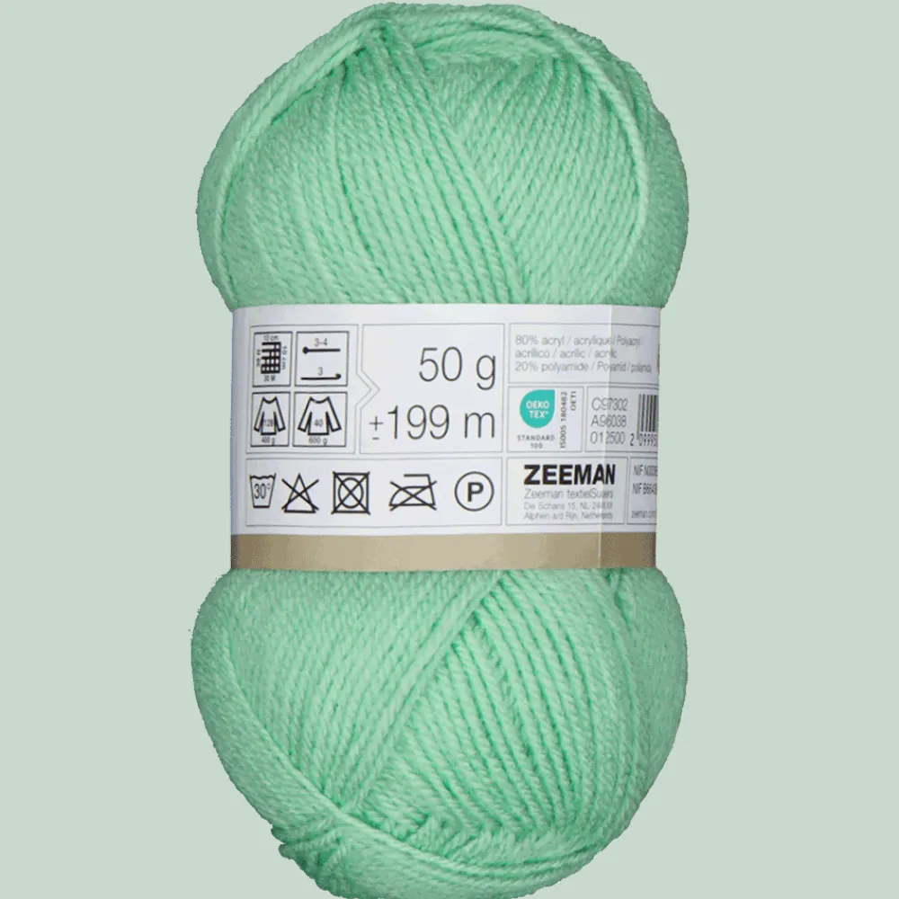 Zeeman Hobby|Breigaren^Super soft Breigaren - Groen