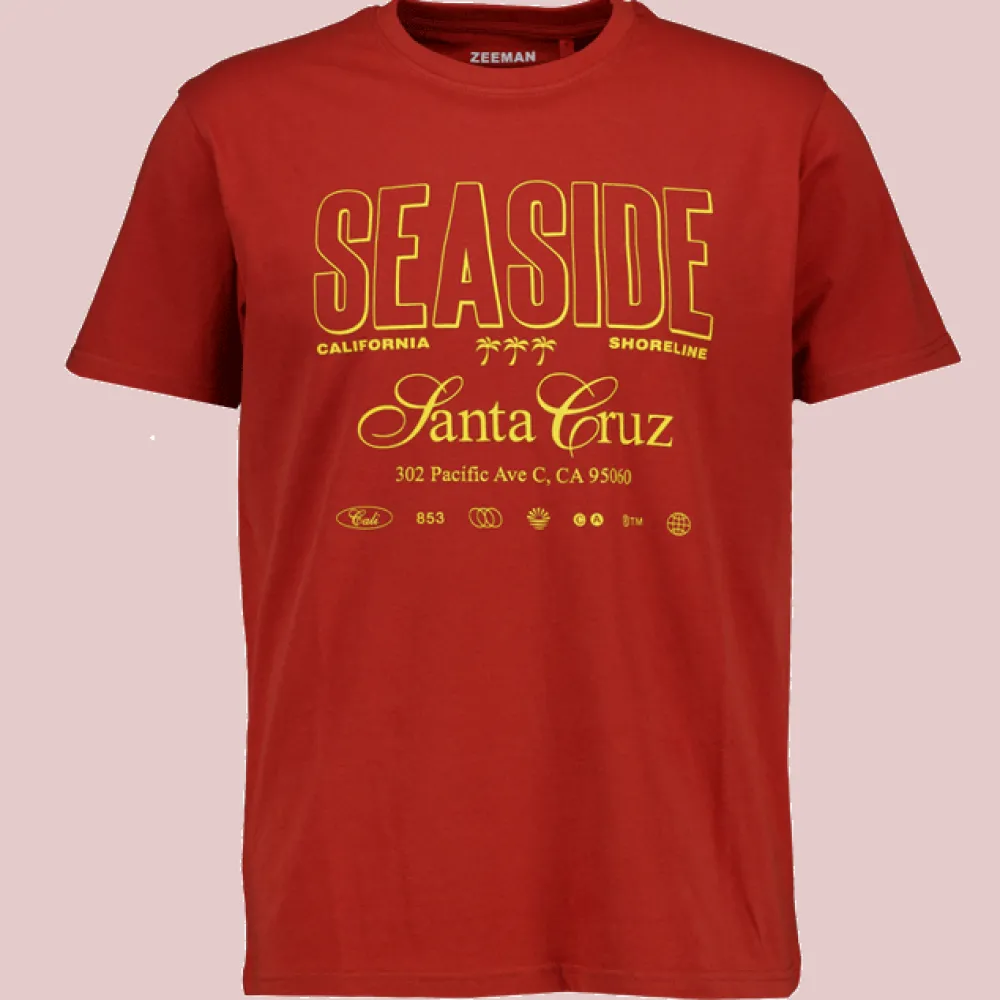 Zeeman T-shirts & Polo's^T-shirt - Rood