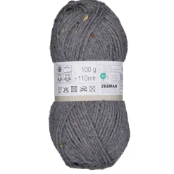 Zeeman Hobby|Breigaren^Tweed Breigaren - Grijs
